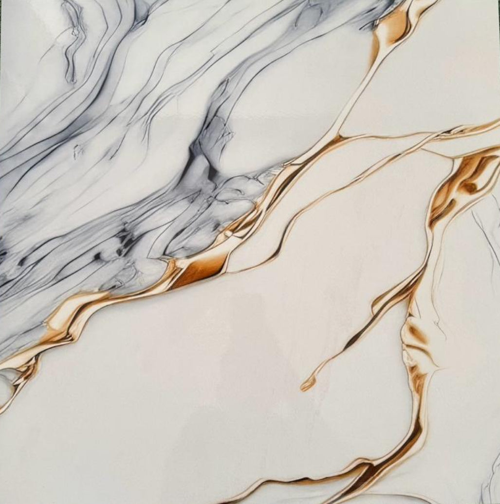 WAVE GOLD - (60.5 X 60.5cm) Floor Tile
