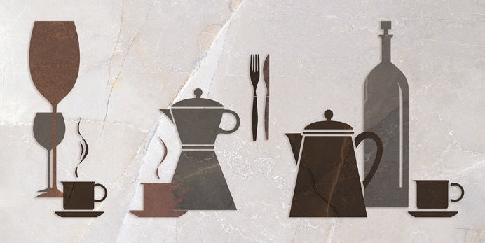 Arcadia Grey DECOR Kitchen - (30 X 60cm) Wall Tile