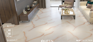 QUEEN - LASER CUT 11MM - (60 X 60cm) Floor Tile