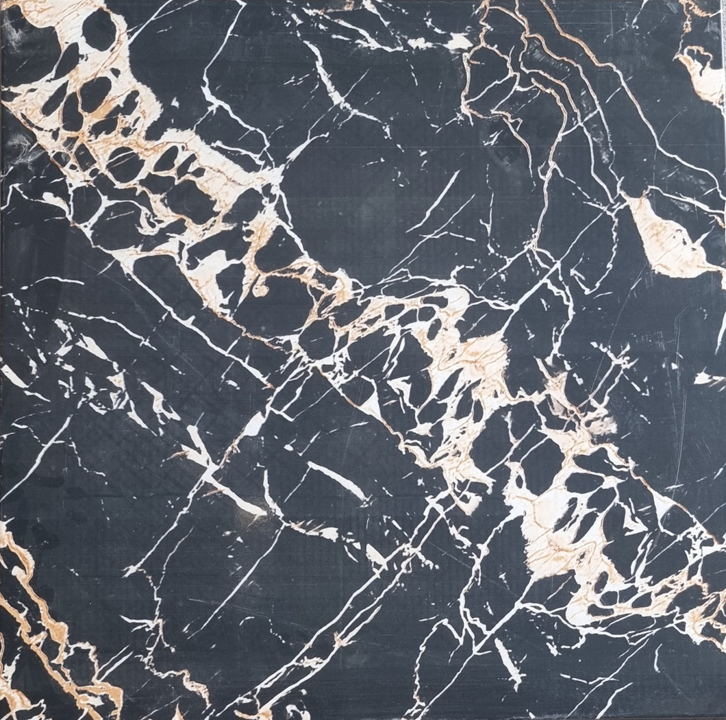 SOHAG BLACK - (60.5 X 60.5cm) Floor Tile