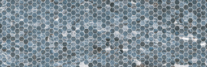 MOSAIC OCEAN D BLUE MIX - (30 X 90cm) Wall Tile