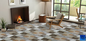 Siwa 5 ROUGH TILE - (42 X 42cm) Floor Tile