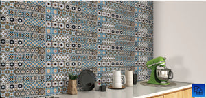 Metro Farm Mix Blue - (30 X 90cm) Wall Tile