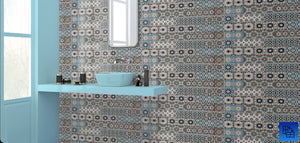 Metro Farm Mix Blue - (30 X 90cm) Wall Tile