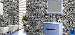 Metro Farm Mix Blue - (30 X 90cm) Wall Tile