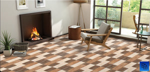 Robin Brown - (52.5 X 52.5cm) Floor Tile