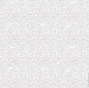 Flora White - (42 X 42cm) Floor Tile