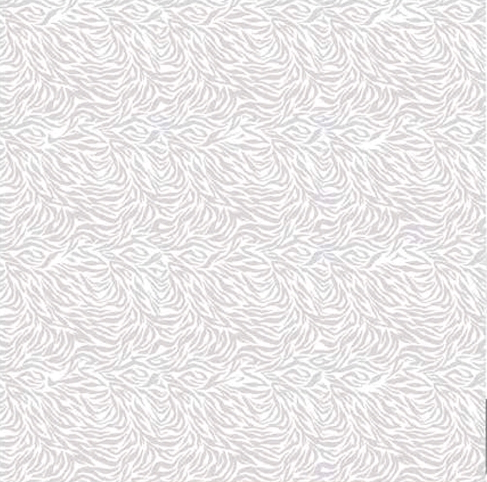 Flora White - (42 X 42cm) Floor Tile