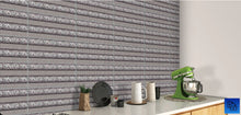 Load image into Gallery viewer, Debo Dark Gray - (25 X 50cm) Wall Tile
