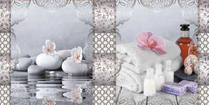 Debo Gray Bathroom - (25 X 50cm) Wall Tile Decor